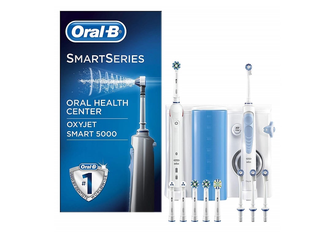 Brosse à dents électrique Oral-B Combiné Oxyjet Pro 5000+ : 99,99€ au lieu de 300€ (-67%)
