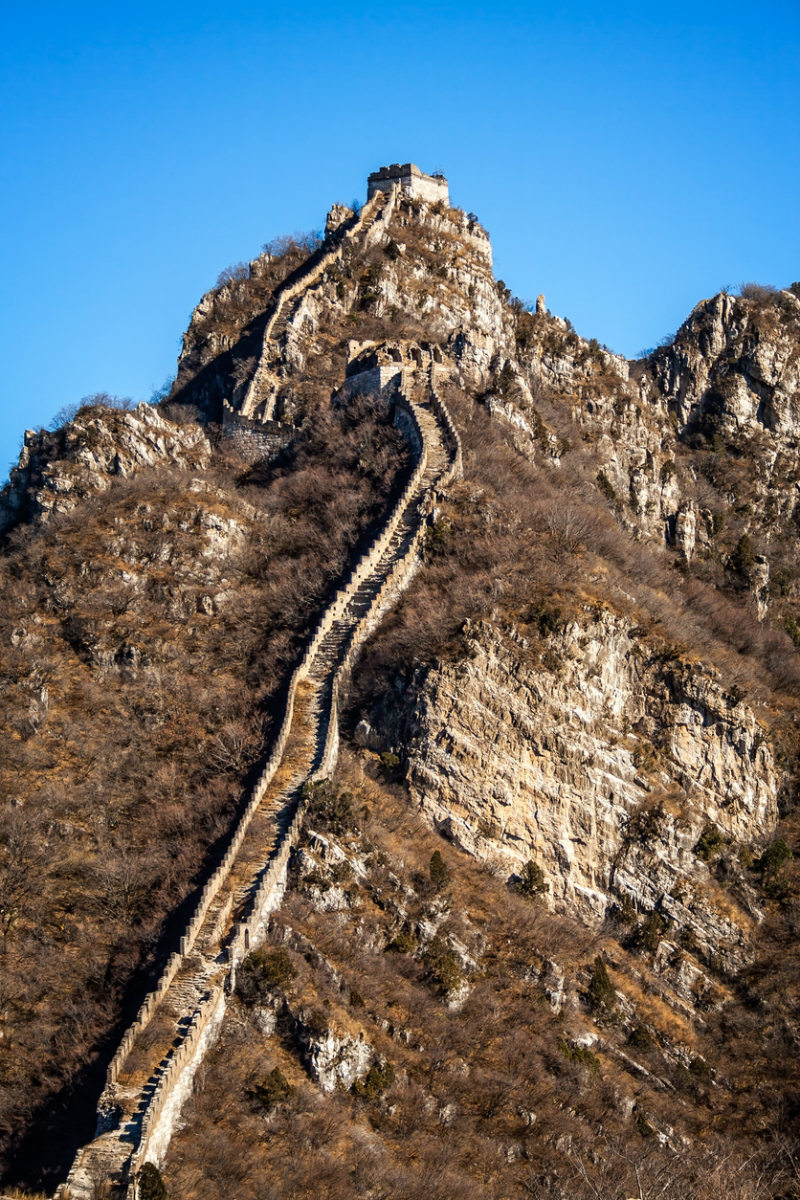 Les innombrables escaliers de la Grande Muraille de Chine