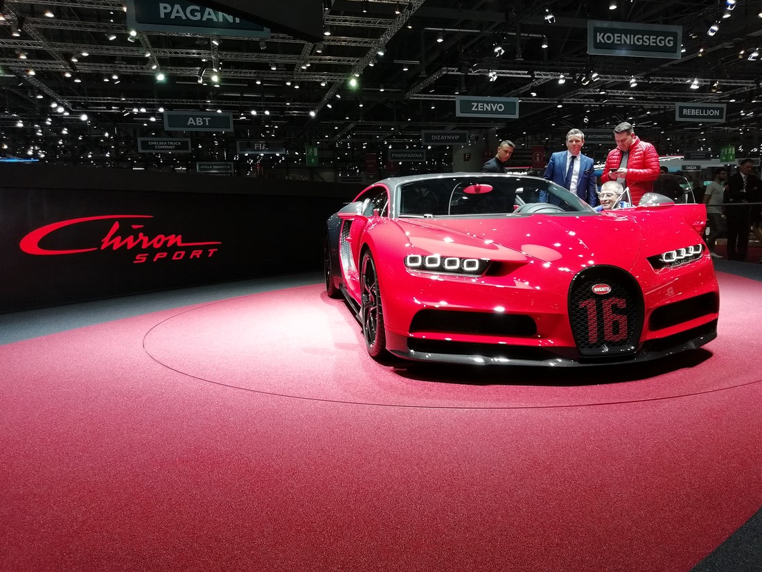 Nouvelle variante de la Bugatti Chiron