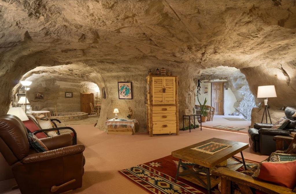 Kokopelli's Cave : une maison troglodyte au Nouveau-Mexique