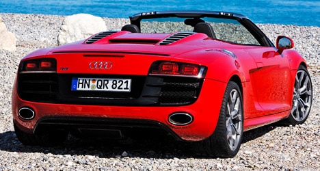 Audi R8 Spyder : arrière