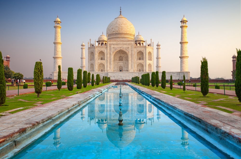 Taj Mahal à Agra en Inde