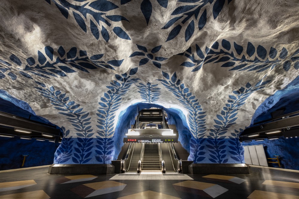Plus belles stations de métro - T-Centralen, Stockholm