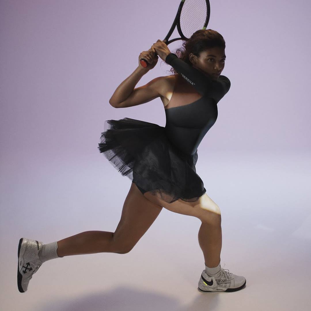 La tenue de Serena Williams dessinée par Virgil Abloh pour son label Off-White