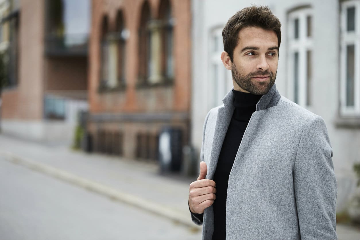 Les dernières tendances chez le manteau long homme en photos