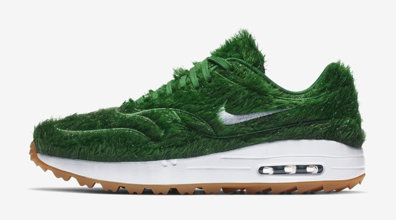 Nike Air Max 1 Golf Grass : vraies chaussures, mais fausse herbe