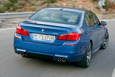 Nouvelle BMW M5 : arrière