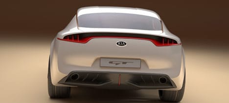 Concept-car Kia GT : vue arrière