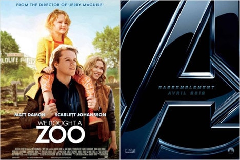We bought a zoo et The Avengers