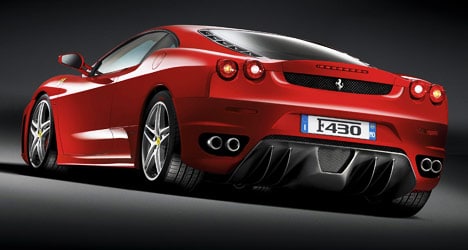 Ferrari F430 : profil arrière