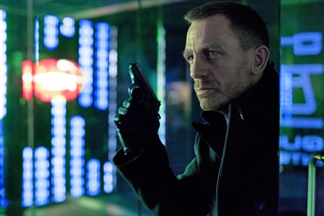 Daniel Craig dans James Bond Skyfall