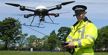 Drone de police britannique