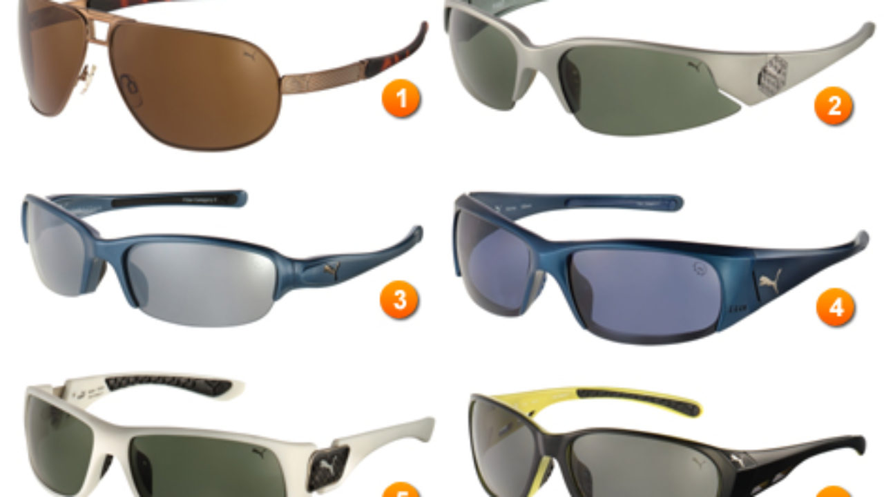 puma lunettes de soleil or