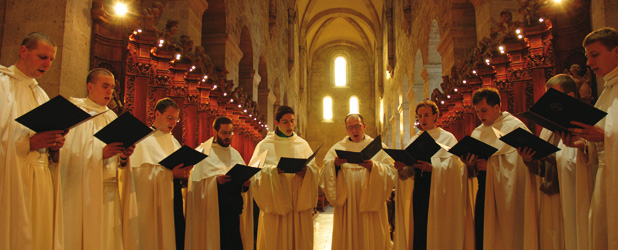 Les moines de l'abbaye de Stift Heiligenkreuz
