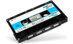 Le Hub USB en forme de cassette