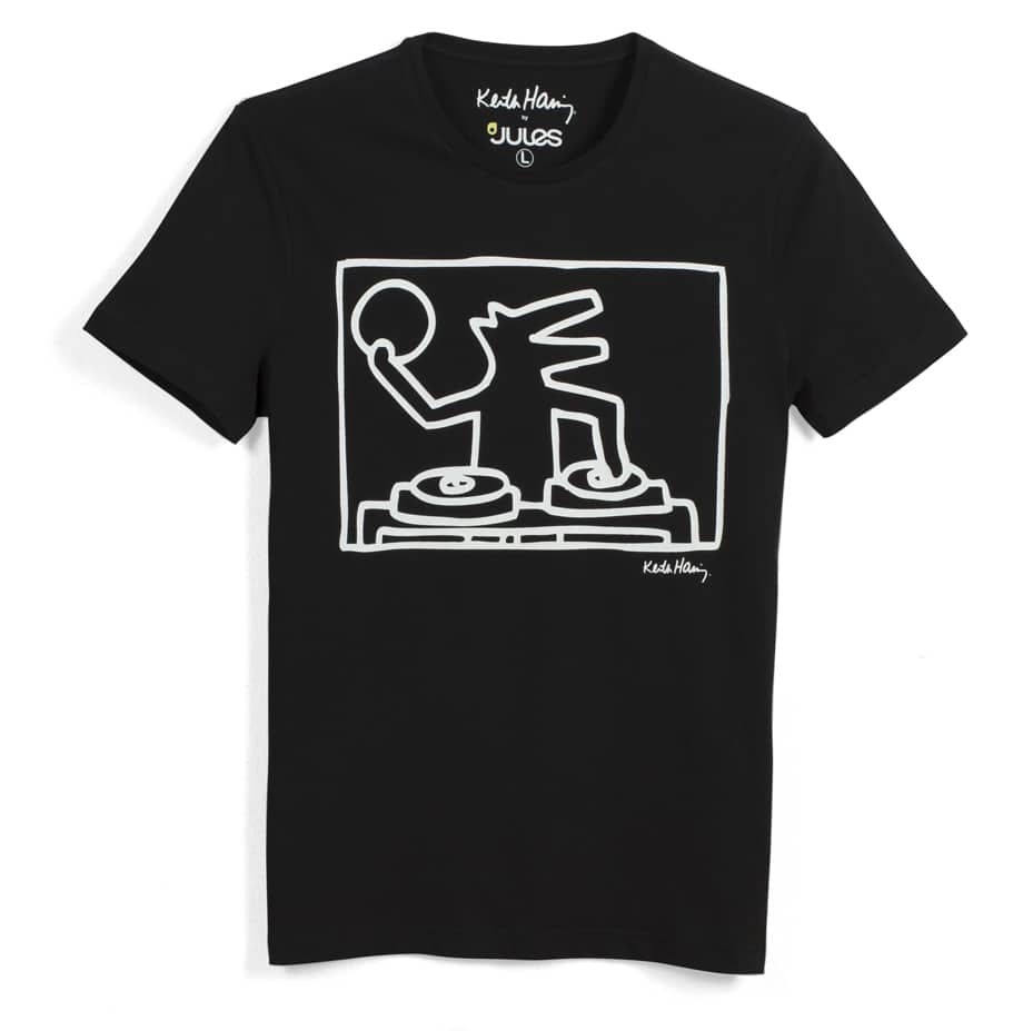 Tee-shirt Jules x Keith Haring noir