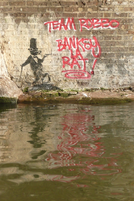 Rivalité entre Banksy et King Robbo